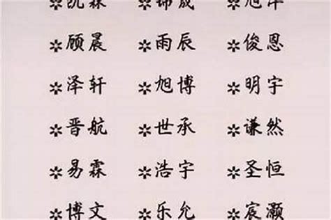 男 名字|儒雅大气的男生名字（432个最新）